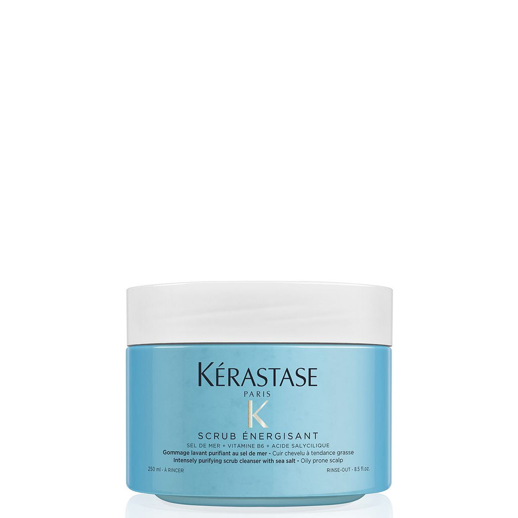 Kérastase Fusio Scrub, Cleansing Treatment, For Oil-prone Hair and Scalp, With Sea Salt Minerals and Salicylic Acid, 250ml