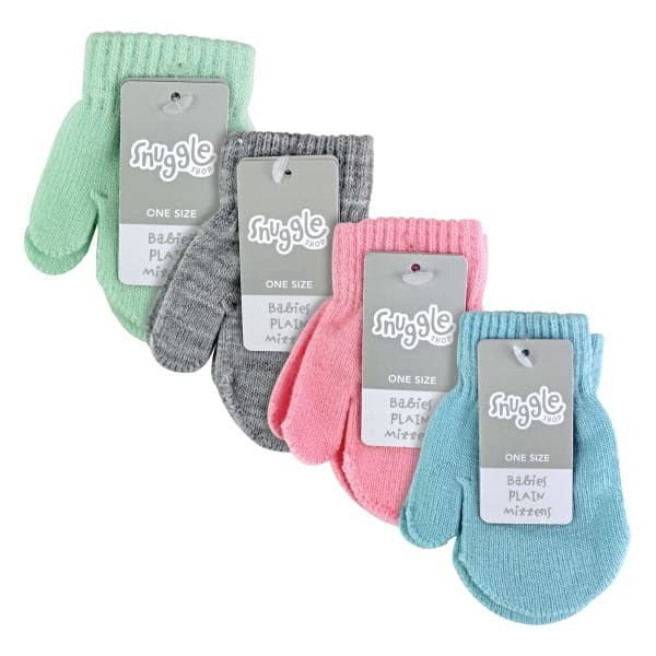 Sock Snob 4 pack baby mittens for winter, UK version