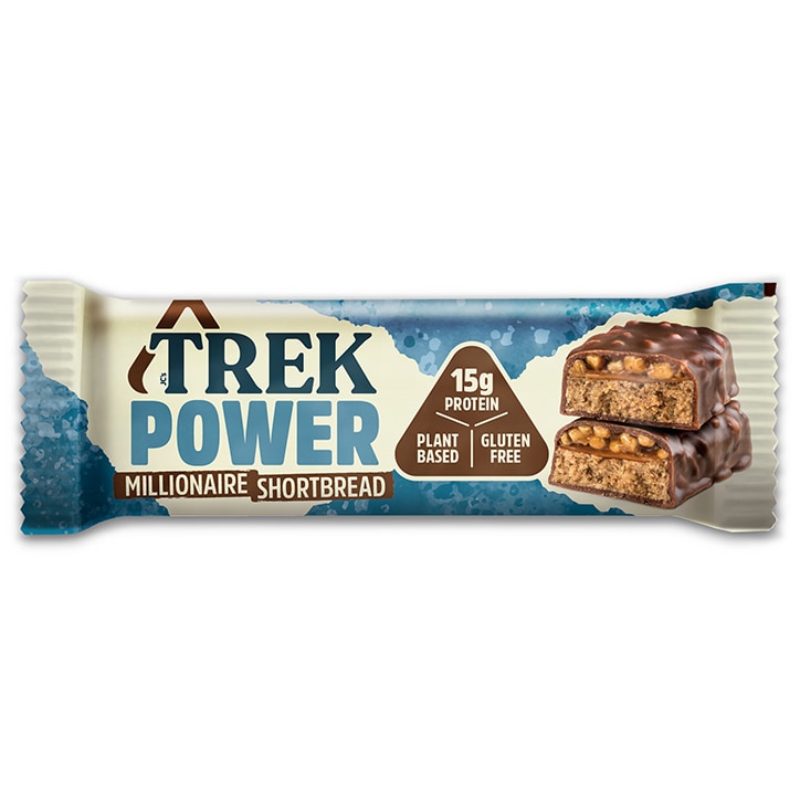 Trek Power Millionaire Shortbread Protein Bar 55g Protein Bars Holland&Barrett   