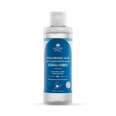 Holland & Barrett Nature Spell Hyaluronic Acid Hydrating Witch Hazel Facial Toner 200ml- Buy online at McGrocer