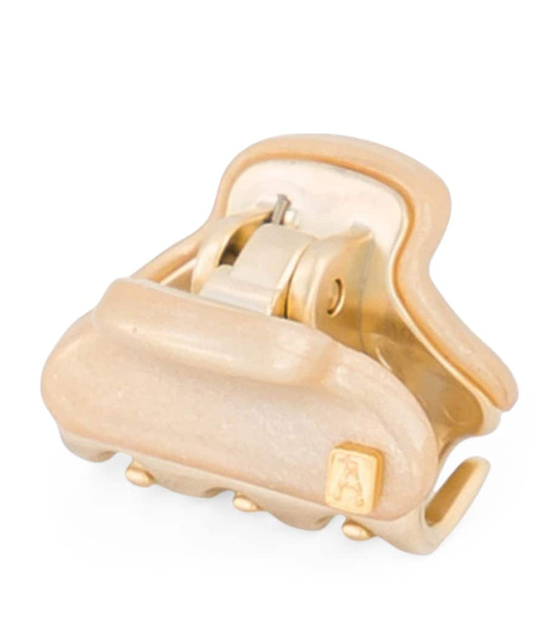 Alexandre de Paris gold-plated mini claw hair clip 1.8cm, UK version