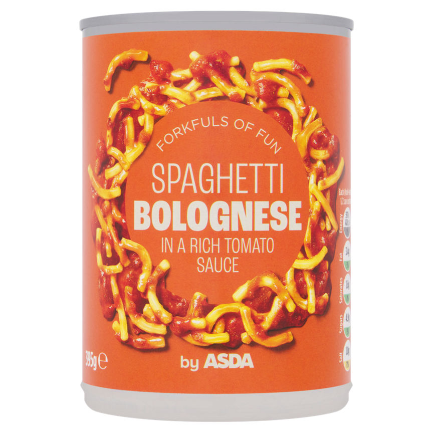 ASDA Spaghetti Bolognese in a Rich Tomato Sauce 395g GOODS ASDA   