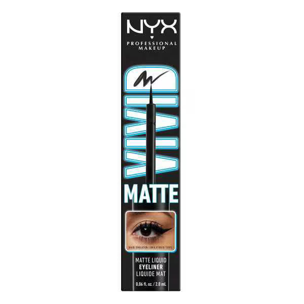 NYX Professional Makeup Liquid Eyeliner Black, imported from the UK