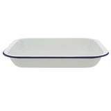 Falcon Rectangular Enamel Roaster Blue 28cm GOODS Sainsburys   