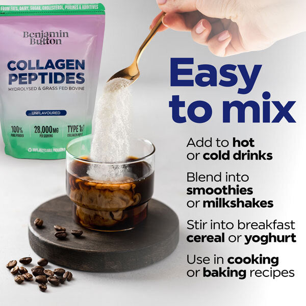 Benjamin Button collagen powder unflavoured 400g - British product
