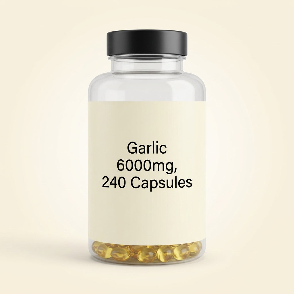 Holland & Barrett high strength garlic 6000mg 240 capsules - British product