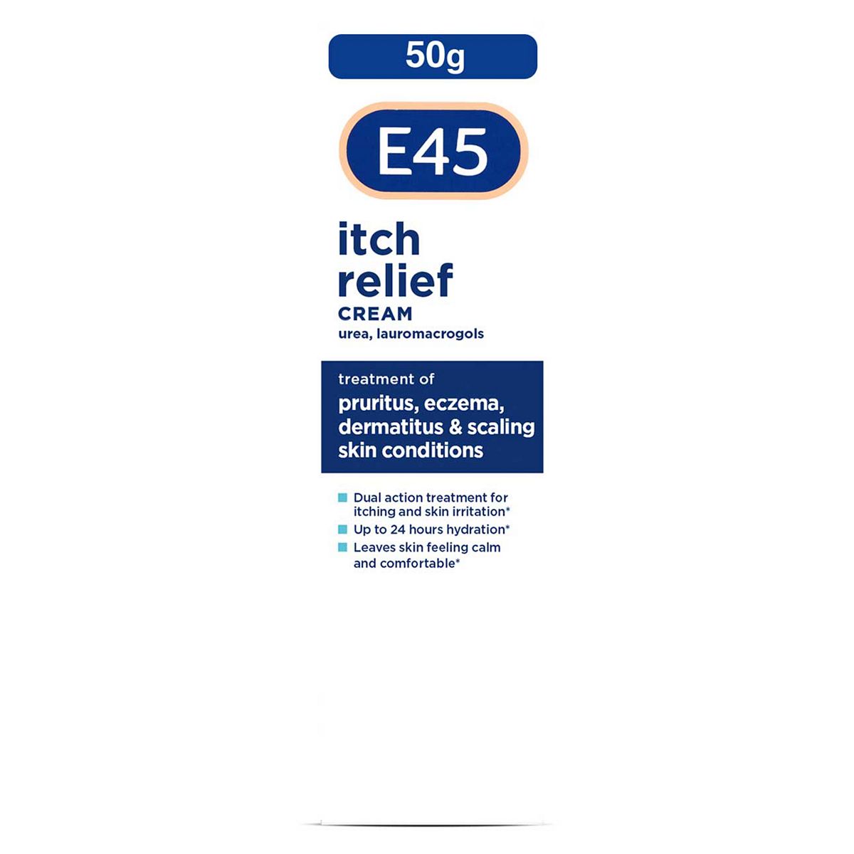 E45 Itch Relief Cream for Itchy, Irritated and Eczema Prone Skin - 50g GOODS Boots   