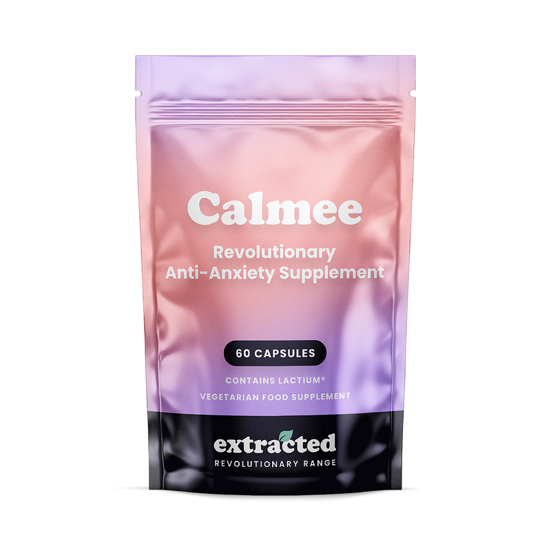 Calmee anti-anxiety supplement with Lactium, imported from the UK