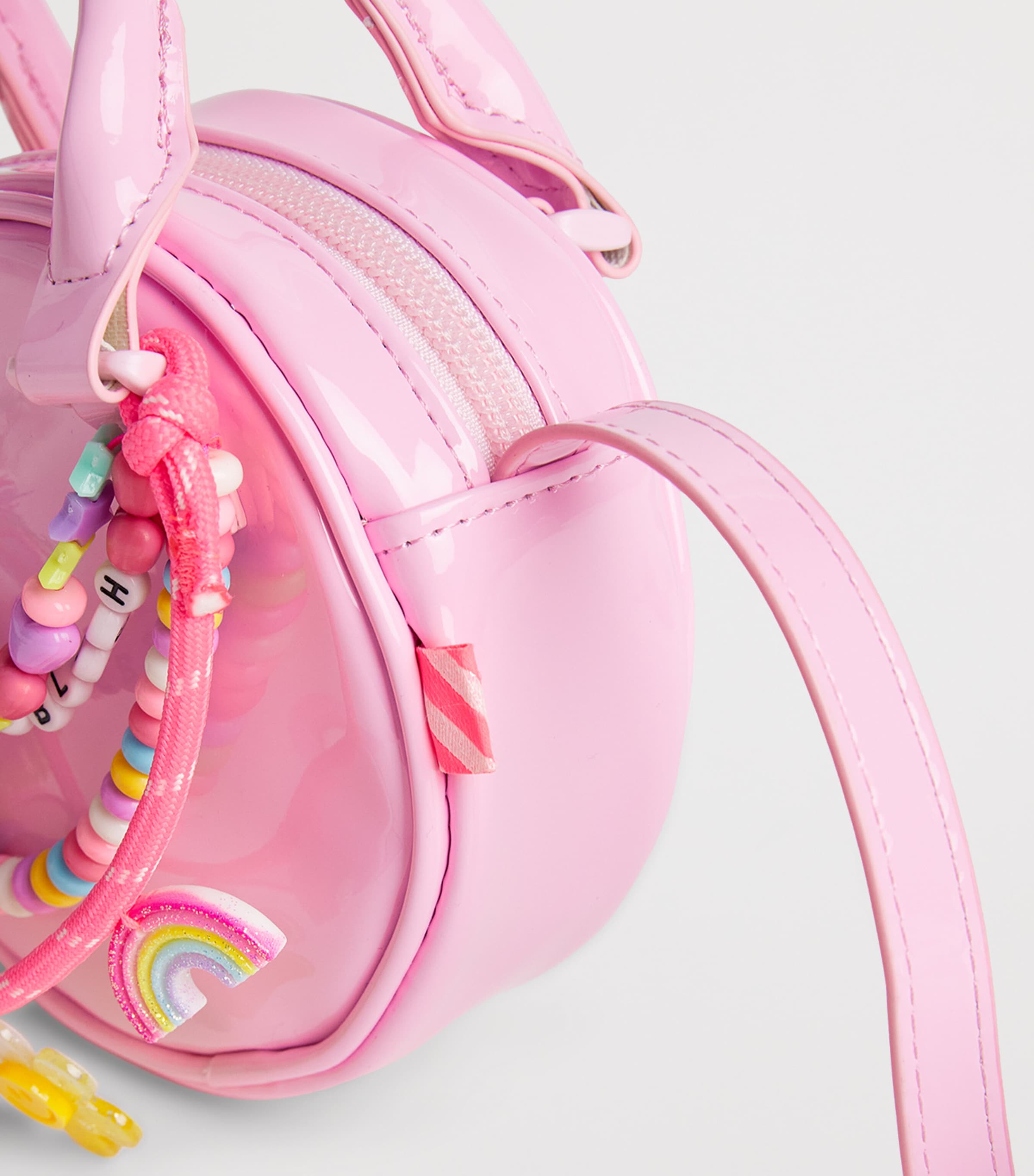 Billieblush faux leather pom-pom cross-body bag for children - British product