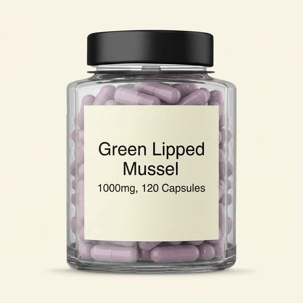 Holland & Barrett green lipped mussel supplement 1000mg 120 capsules - British product