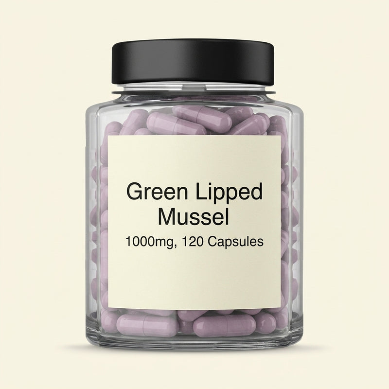 Holland & Barrett green lipped mussel supplement 1000mg 120 capsules - British product