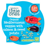 Sainsbury's Little Ones Organic Mediterranean Veggies with Salmon & Sweet Potato 12+ Months 200g GOODS Sainsburys   