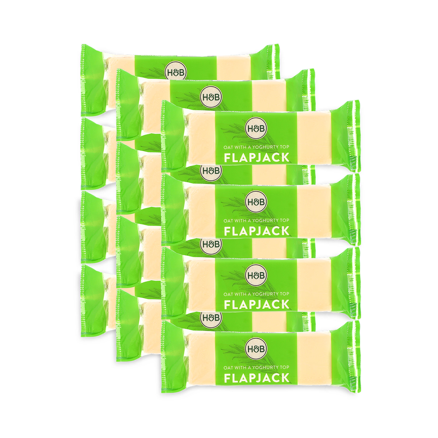 Holland & Barrett yoghurt flapjack 12 x 100g packs - British product
