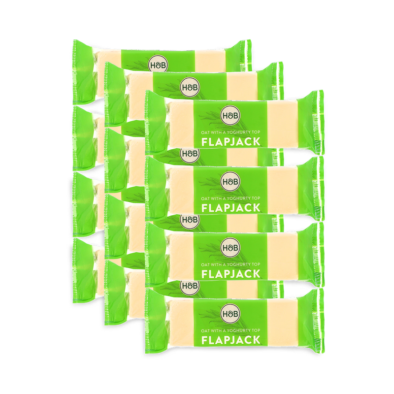Holland & Barrett yoghurt flapjack 12 x 100g packs - British product