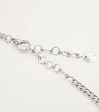 SHAY white gold diamond baby link choker necklace - British product