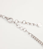 SHAY white gold diamond baby link choker necklace - British product