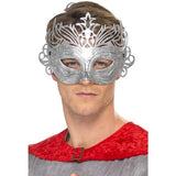 Smiffys Colombina silver masquerade mask - British product