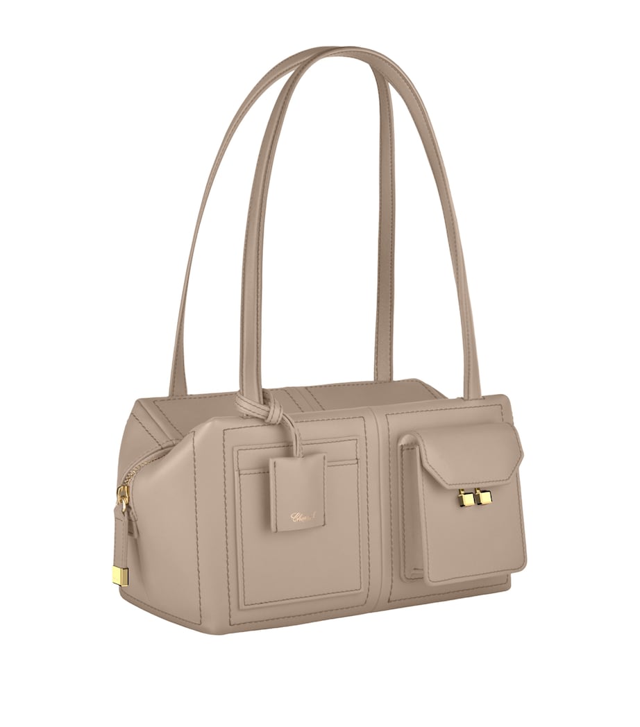 Chopard Ice Cube calfskin shoulder bag - imported from the UK