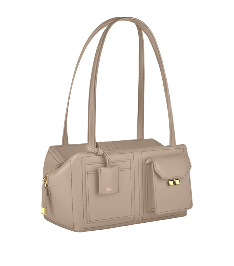 Chopard Ice Cube calfskin shoulder bag - imported from the UK