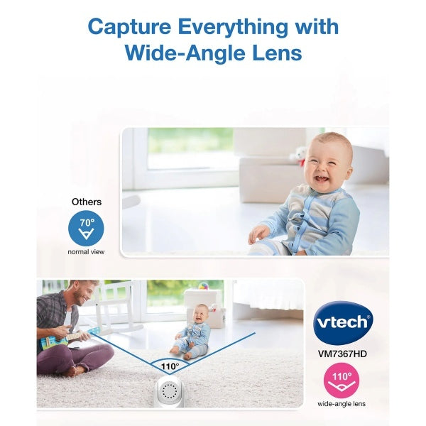 VTech 7 inch HD baby monitor (British brand)