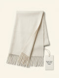 Burberry football brand-print wool scarf, imported from the UK