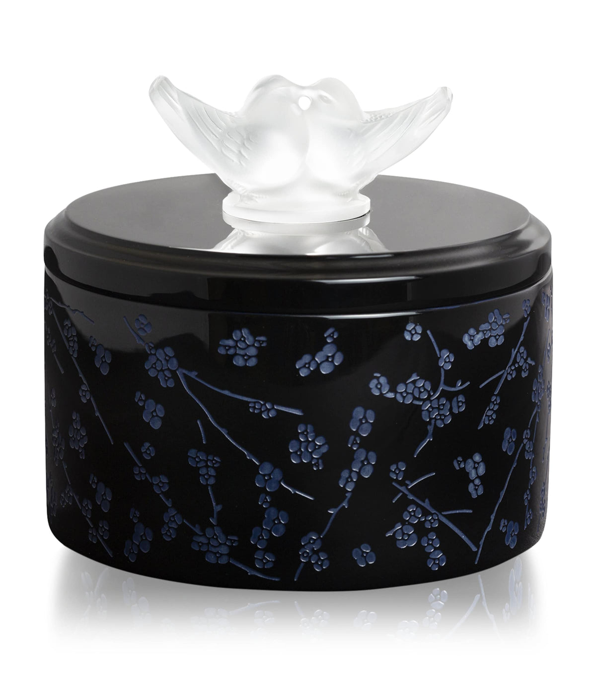 Lalique Fleurs de Cerisier decorative box, UK version