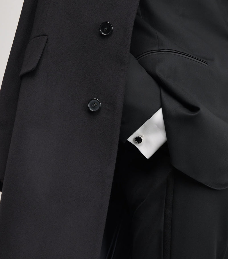 Giorgio Armani sterling silver embellished cufflinks, imported from the UK