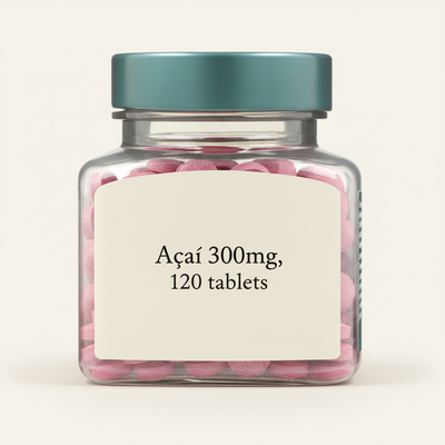 Comprimés de baie d'Açaï Holland & Barrett 1500 mg 120 unités