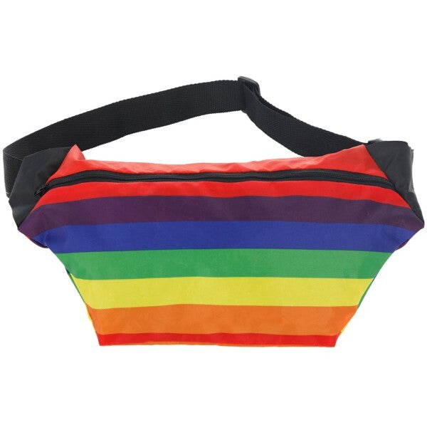 Smiffys rainbow bumbag, imported from the UK