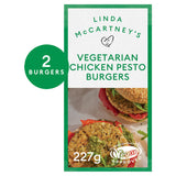 Linda McCartney's 2 Vegetarian Chicken Pesto Burgers 227g GOODS ASDA   