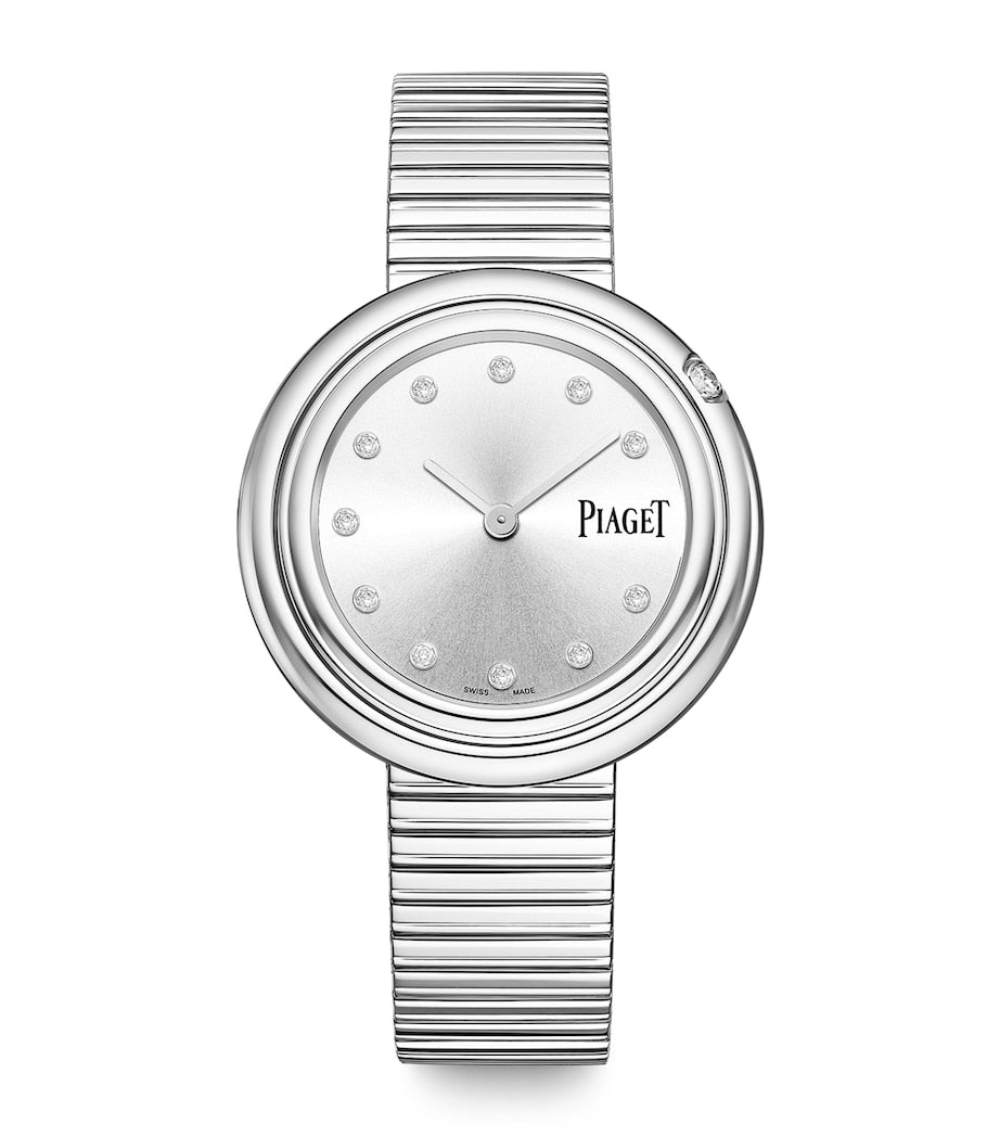 Piaget Possession stainless steel diamond watch 34mm, imported from the UK