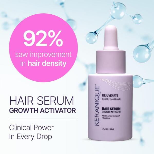 Keranique hair serum growth activator 30ml - British product