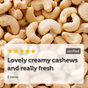 Holland & Barrett cashew nuts whole 400g, imported from the UK