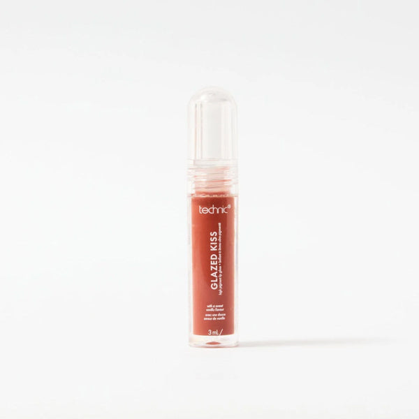 Technic Glazed Kiss lip gloss in Terracotta Tan (British brand)