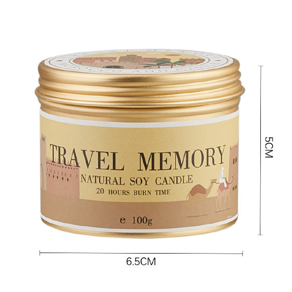 Livingandhome amber scented candle 100g - British product