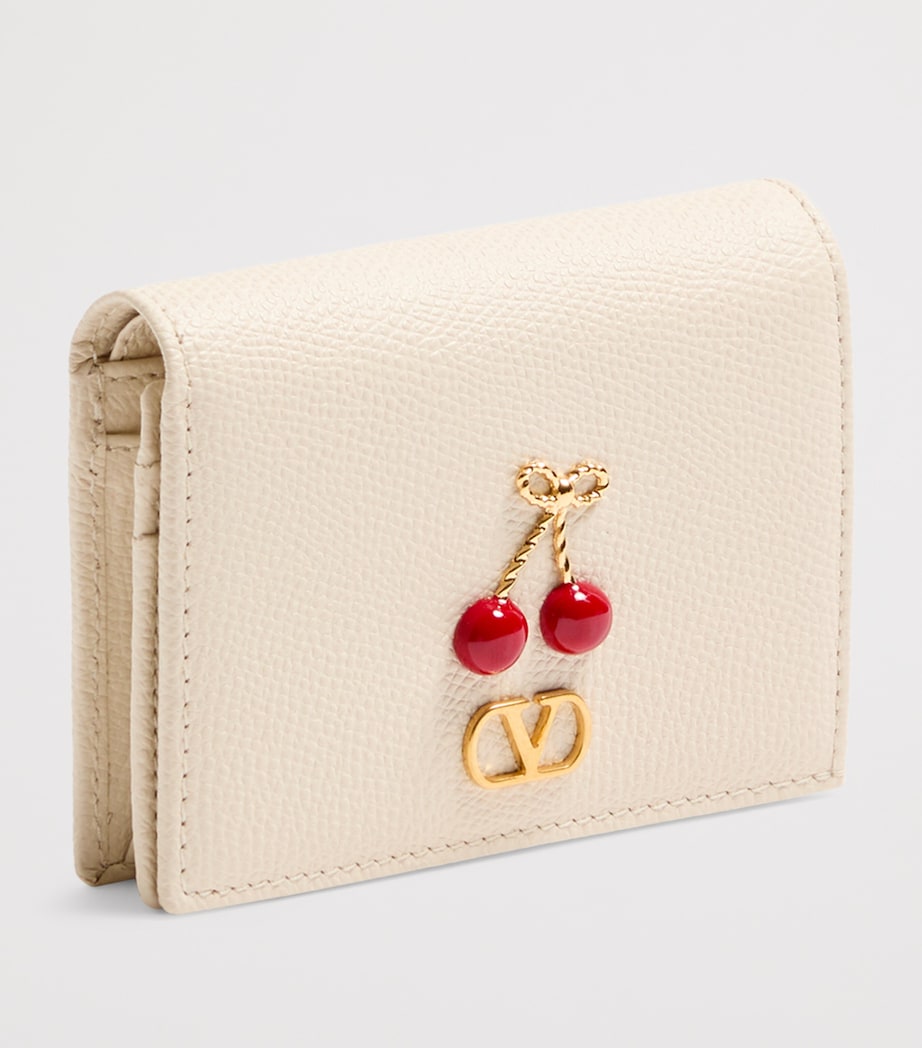 Valentino Garavani Cherryific VLogo wallet calf leather, UK version