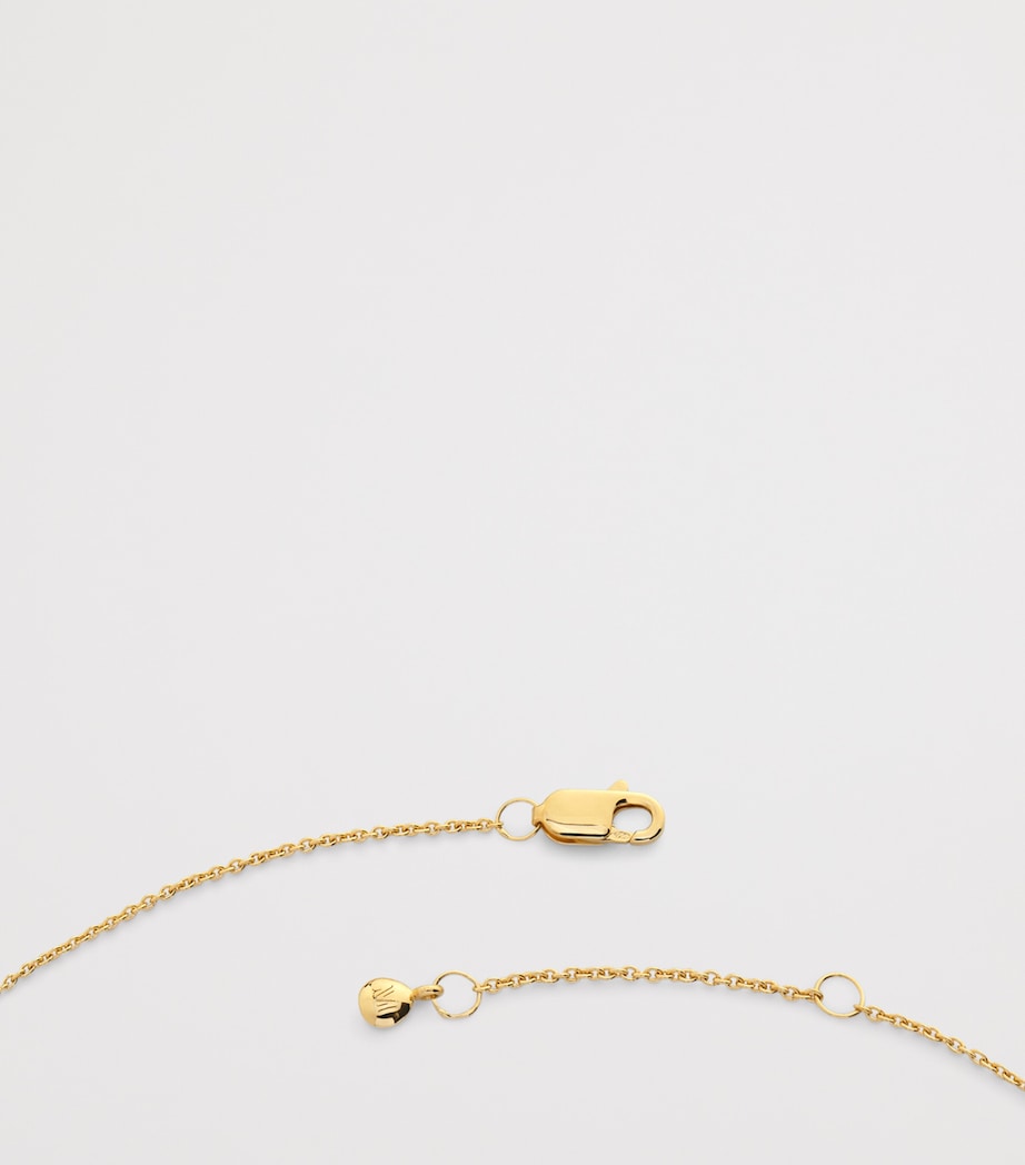 Monica Vinader Aries zodiac necklace gold vermeil - British product