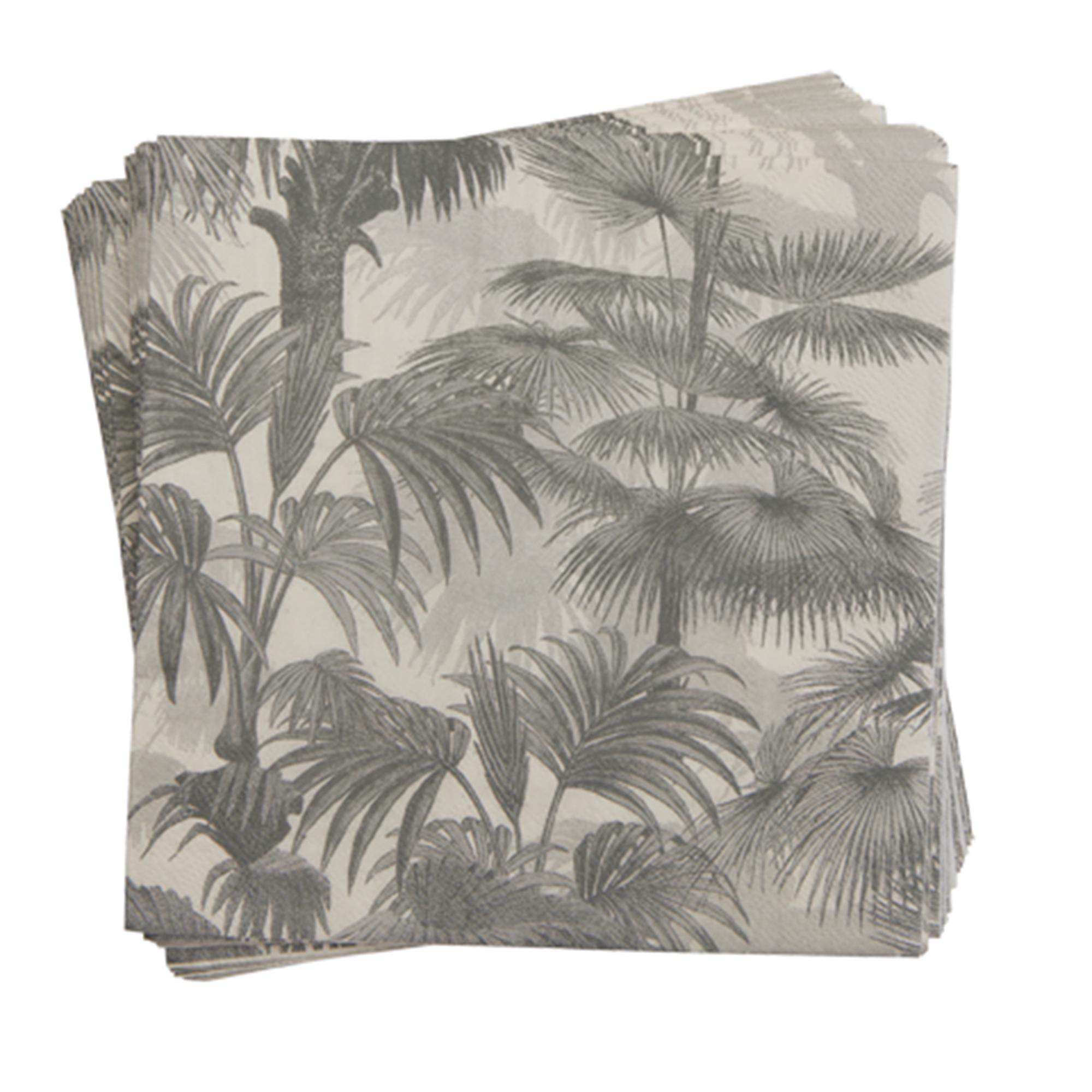 Habitat Palm Print Napkin 20pk GOODS Sainsburys   