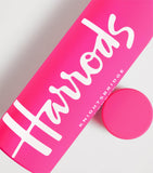 Harrods Logo metal water bottle with non-slip sleeve, UK version