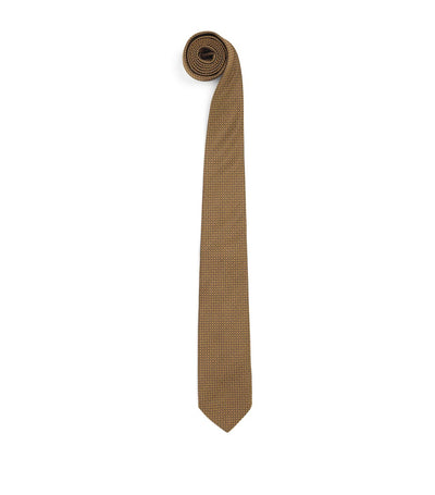 Harrods Canali Silk-Wool Jacquard Tie 8cm- Buy online at McGrocer