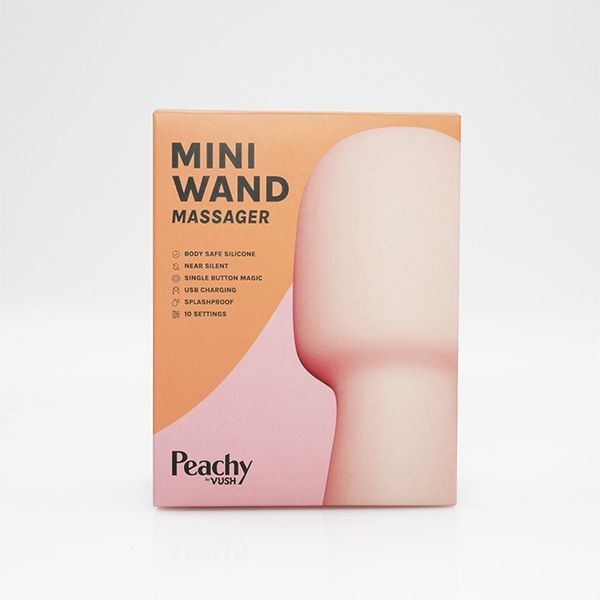 Vush Peachy Mini Wand Massager imported from the UK