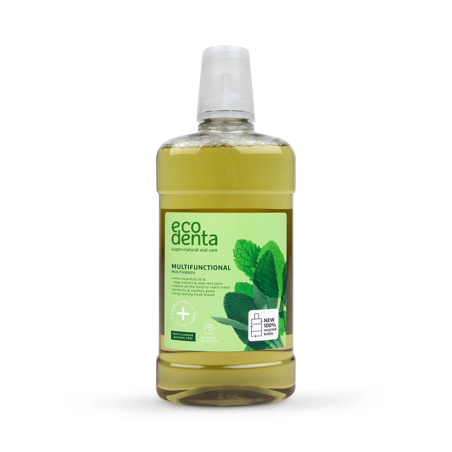 Ecodenta Multifunctional Mouthwash Mint Oil 500ml - British product