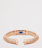 Bvlgari Tubogas bracelet rose gold diamonds tanzanite turquoise - British product