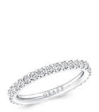 Graff white gold diamond eternity ring, UK version