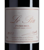 Le Pin Merlot wine 2005 75cl, UK version