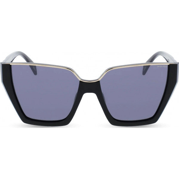 Police black acetate SPLL33 57 570700 sunglasses - British product