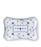 Royal Copenhagen Half Lace Rectangular porcelain dish 24.5cm, imported from the UK
