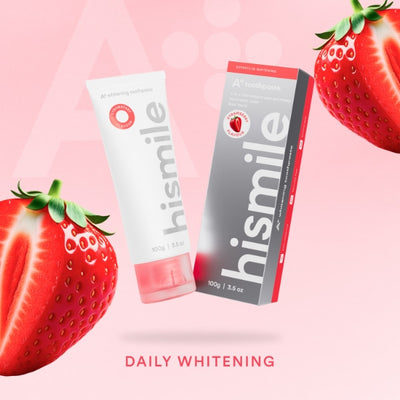 Superdrug Hismile A+ Whitening Toothpaste Strawberry- Buy online at McGrocer