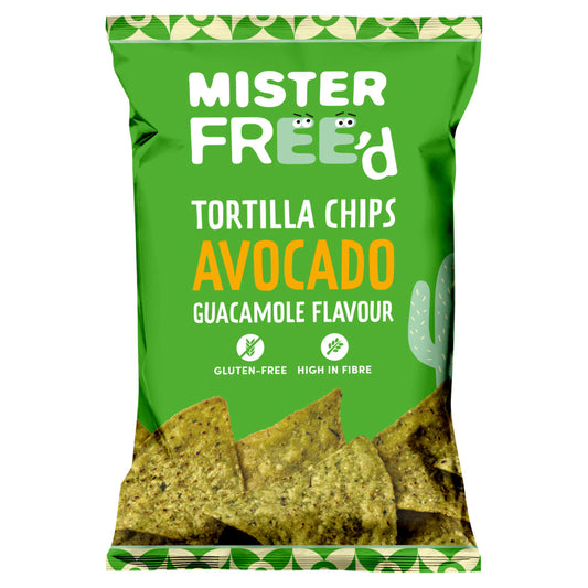 Mister Free'd Avocado Guacamole Flavour Tortilla Chips 135g GOODS Sainsburys   