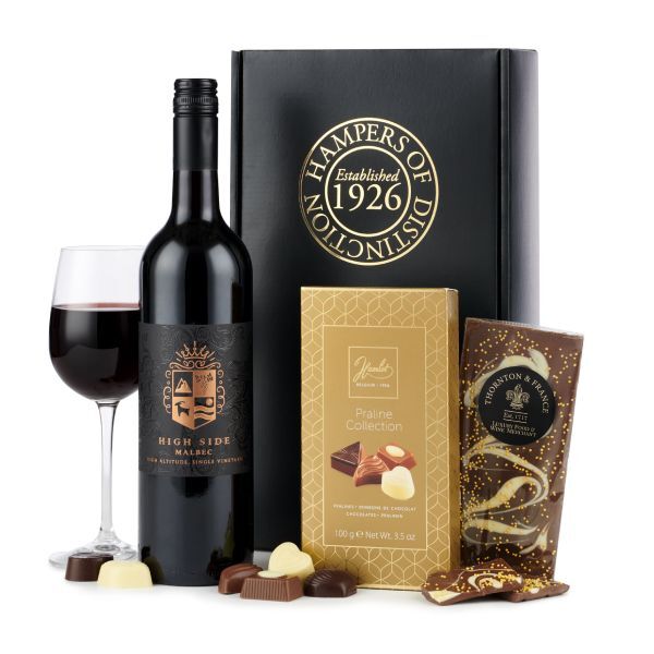 Spicers of Hythe - Red Wine & Chocs Hamper